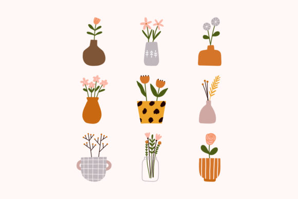Embrace Coziness with Hygge Scandinavian Floral Pot Vase Jars