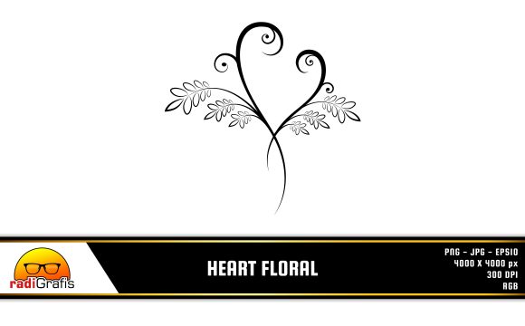 Embracing Elegance: The Rise of Black White Heart with Floral Style in Modern Design