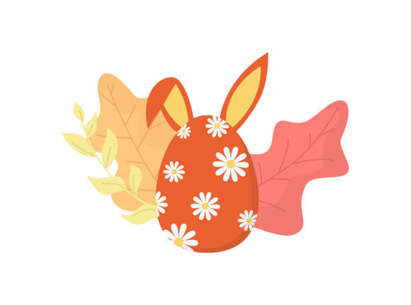 Exploring Easter Egg Ears Flowers Floral Vector: A Versatile Design Element