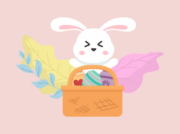 Exploring Easter Eggs Love Red Bunny Basket Floral: A Unique and Versatile Design Option