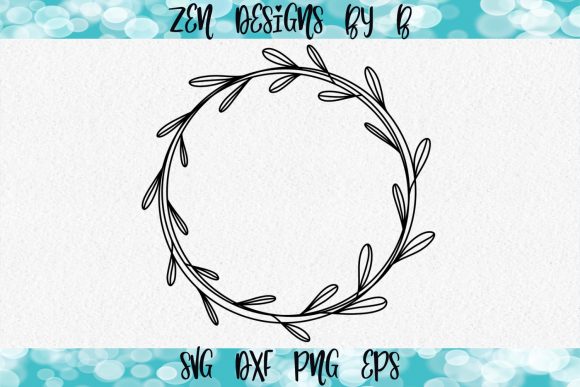 Exploring Floral Wreath Hand Drawn Line Art: A Versatile and Charming Design Choice
