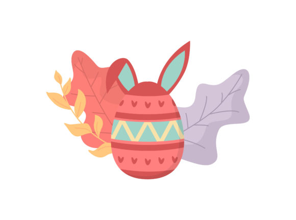 Exploring the Versatile Easter Egg Ears Pink Red Floral Vector