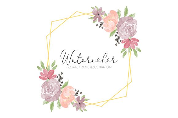 Exploring the Versatility of Watercolor Floral Rustic Golden Frame