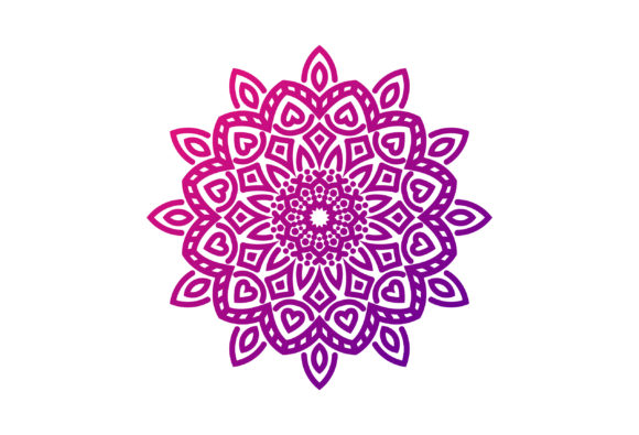 Stylized Floral Mandala Vector Design