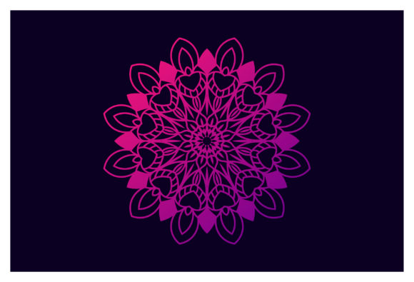 Unlocking Creativity with Simple Mandala Shape Vector Floral: A Versatile Design Solution